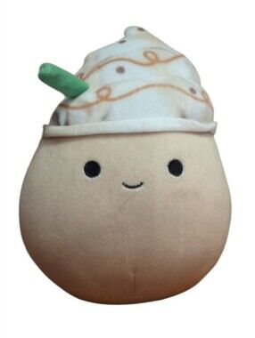 ☕️✨ Squishmallows Emil the Caramel Frappe Plush 🧸